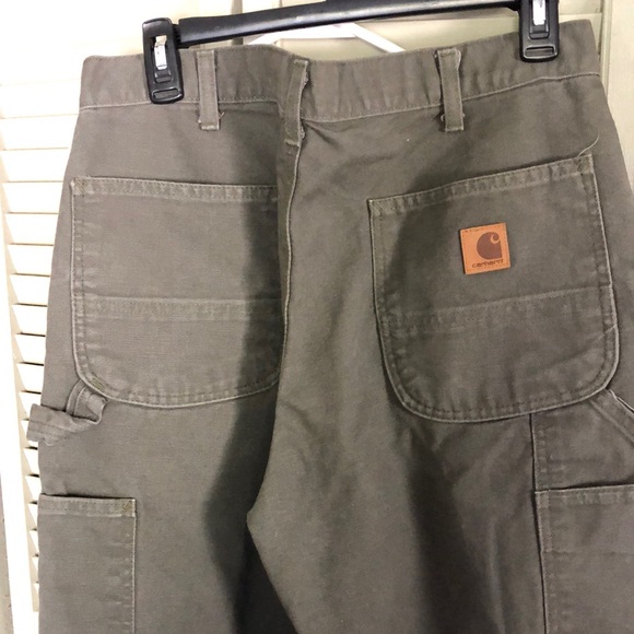 Carhartt Men's Green Work Pants - Picture 6 of 11